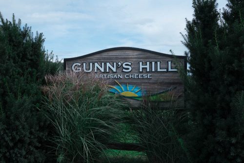 Gunn's Hill Artisan Cheese Sign