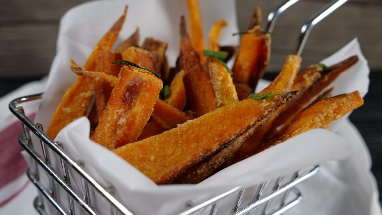 the crispiest sweet potato fries