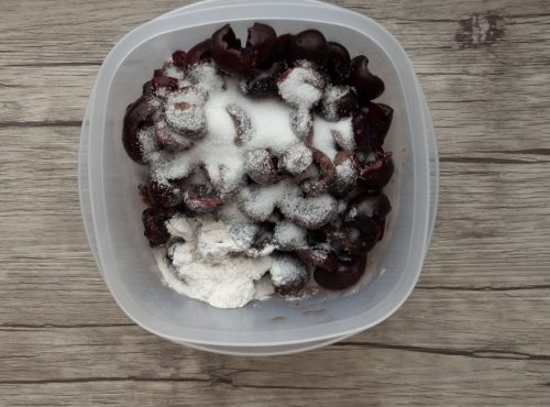 home made cherry cobbler recipe