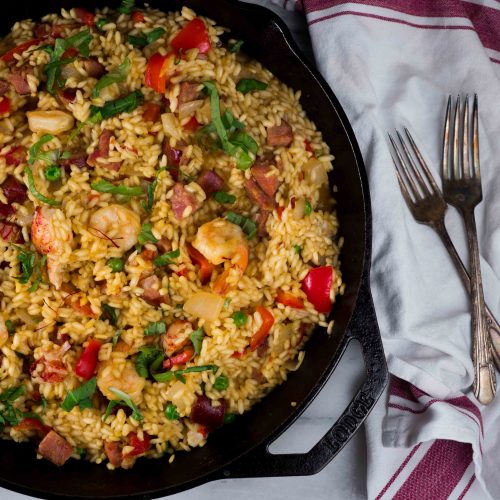 The best easy seafood paella