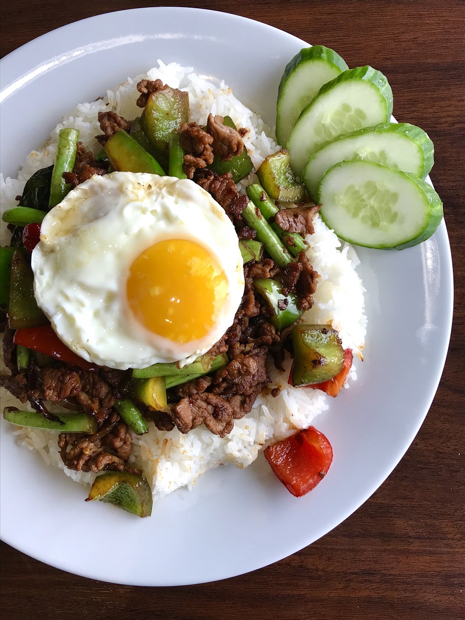 Pad Kra Pao with Beef