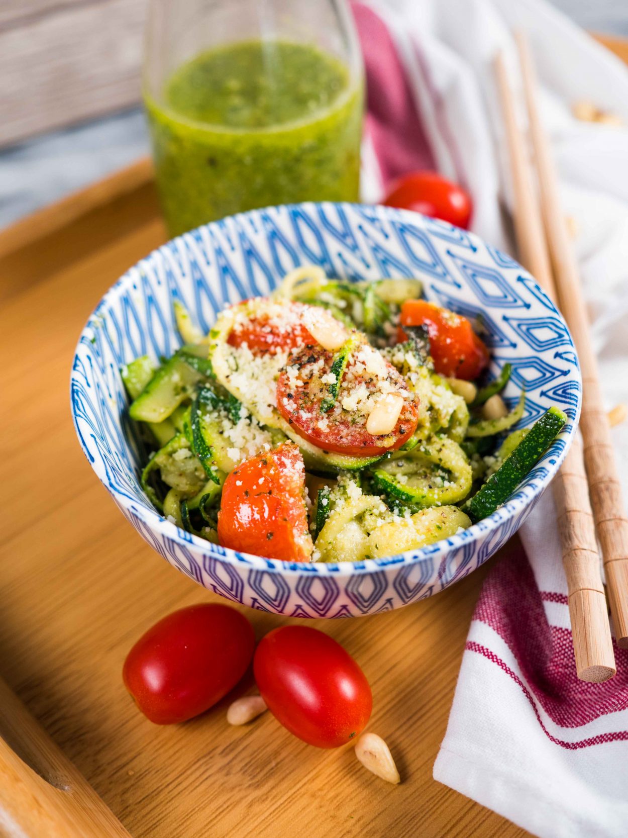 Healthy Zucchini Pesto Noodles The Joyce of Cooking