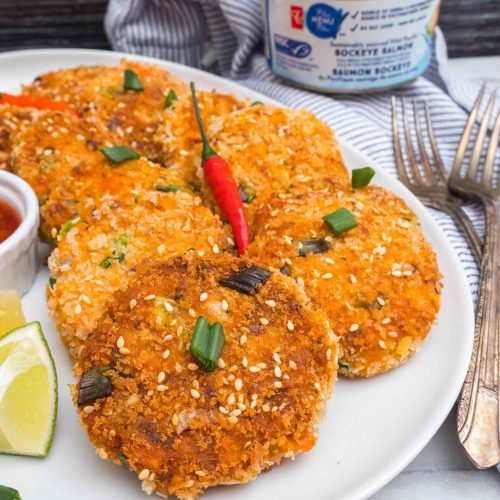 asian salmon cakes