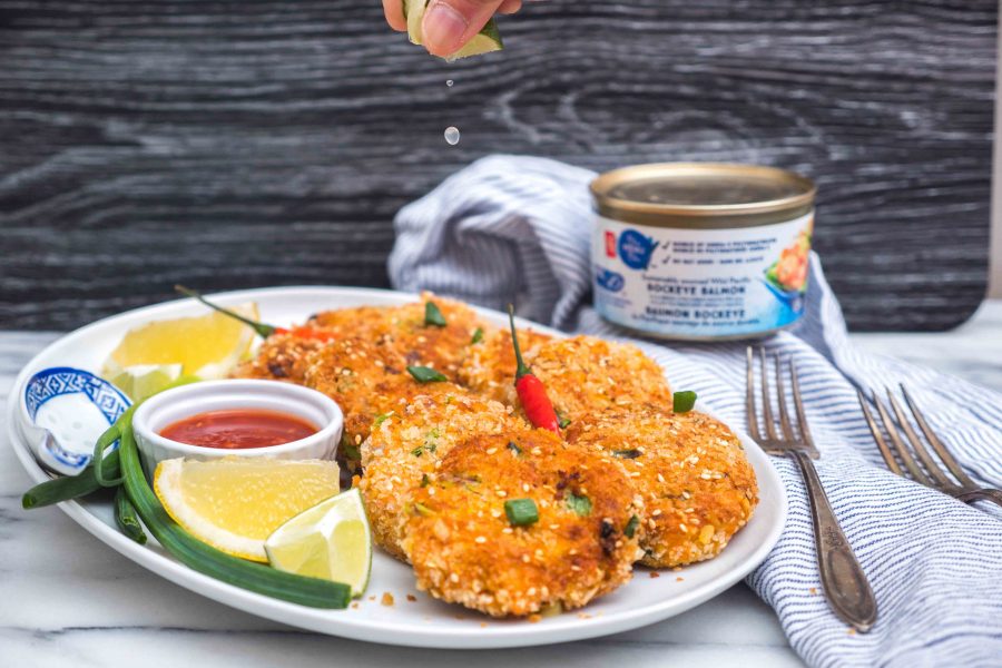 asian salmon cakes