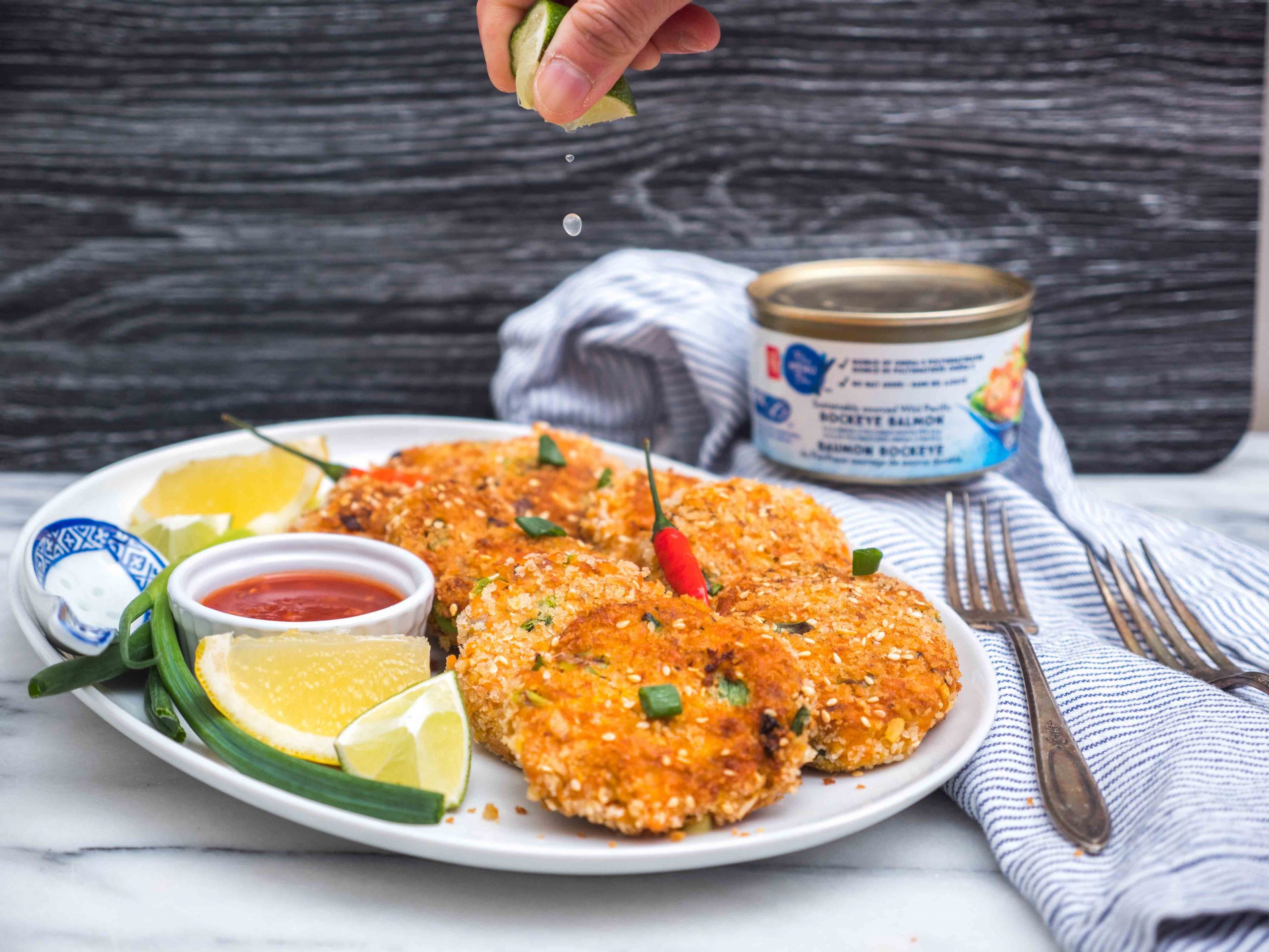 asian salmon cakes