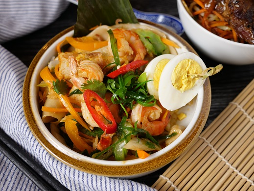 tom yum shrimp noodles